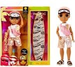 Rainbow High Pacific Coast - FINN ROSADO - Jungen Modepuppe mit Outfit, Surfbrett und