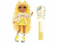 Rainbow High Jr. High - Sunny Madison - 23 cm Gelbe Modepuppe mit Outfit &