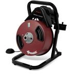 EBERTH Rohrreiniger Rohrreinigungsmaschine Elektrisch mit 20m Spirale, 400W...