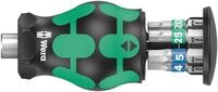 Wera 05008875001 Kraftform Kompakt Stubby 3 Schraubendreher mit Bit Magazin,...