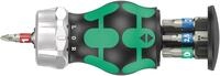 Wera 05004185001 Bicycle Set 5, Stubbi Bit-Handhalter mit Ratschenfunktion, 8-teilig