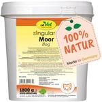 cdVet Naturprodukte Singulares Moor 1,8 kg - Hund, Katze, Pferd, Nager, Heimtiere -