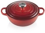 Le Creuset Signature La Marmite Gusseisen mit Deckel, 24 cm, 3,1 Liter,...