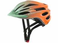 Cratoni Unisex – Erwachsene Pacer Jr Helmet, Khaki/Orange Matt, M