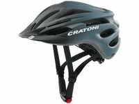 Cratoni Unisex – Erwachsene Pacer Jr Helmet, Schwarz/Grau Matt, M