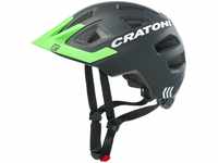 Cratoni Unisex – Erwachsene Maxster Pro Fahrradhelm, Schwarz/Neongrün, S
