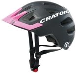 Cratoni Unisex &ndash; Erwachsene Maxster Pro Fahrradhelm, Schwarz/Pink, S