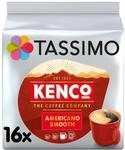 Tassimo Kenco Americano Smooth, Kaffee, Kaffeekapsel, Gemahlener R&ouml;stkaffee, 16