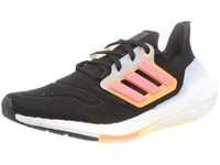 adidas Herren Ultraboost 22 Running Shoe, Core Black/Turbo/Flash Orange, 44 EU