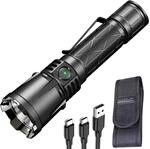 klarus XT21X Pro 4400 Lumen Superhelle LED Taschenlampe, 336 Meter,USB