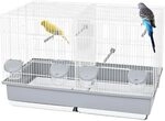 Vogelk&auml;fig Wellensittich K&auml;fig F&uuml;r 2 V&ouml;gel Kanarienvogel Zubeh&ouml;r Vogel...