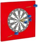 Relaxdays Dartscheibe Schutzring "R6", Wandschutz f&uuml;r 45 cm Dartboard, EVA, Dart