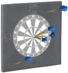 Relaxdays Dartscheibe Schutzring "R6", Wandschutz f&uuml;r 45 cm Dartboard, EVA, Dart