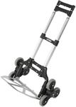 STIER Aluminium Sackkarre Treppensteiger, Tragkraft 70kg, Sackkarre klappbar,...