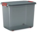 KIS K Latch Box XXL K&ouml;rper + Deckel mit Clips 59 x 39 x 45 H, Grau...
