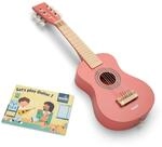 New Classic Toys - 10341 - Musikinstrument - Spielzeug Holzgitarre - Rot 
