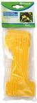 Floraworld Pflanzenschilder 15er Set Classic, Gelb, 14 x 5.5 x 27 cm