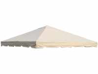 OUTFLEXX Ersatzdach aus hochwertigem Polyester in beige für Pavillons 3 x 3...