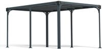 Palram Milano 4300 Gartenpavillon: H&ouml;chst Widerstandsf&auml;higer Und Flacher Hardtop