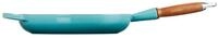 LE CREUSET Signature gusseiserne Bratpfanne mit Holzgriff 28 cm Karibik,