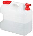Relaxdays Wasserkanister mit Hahn, Schraubdeckel, Trinkwasserkanister Camping, 20l
