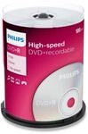 Philips DVD+R Rohlinge High-Speed (4.7 GB /120 Minuten Video, 1-16x Speed, 100er