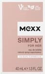 Mexx Simply for Her Eau de Toilette, frischer, blumig-eleganter Damenduft,