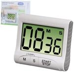 Xavax Digitaler K&uuml;chentimer (Eieruhr mit Timer- und Stopp-Uhr-Funktion, Befestigung