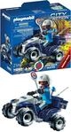 PLAYMOBIL | City Action | Polizei-Speed Quad mit R&uuml;ckzugsmotor | Spielzeug f&uuml;r