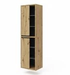 Vicco Badschrank Viola, Artisan-Eiche, 50 x 170 cm, zur Wandmontage geeignet...