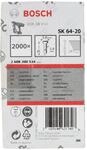 Bosch Professional 2000x Senkkopf-Stift SK64 20NR (f&uuml;r Holzleiste, Spanplatte,