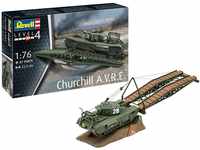 Revell 03297 Kit 1:76-Churchill A.V.R.E. Militär originalgetreuer Modellbausatz für