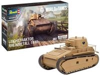 Revell Modellbausatz Leichttraktor Rheinmetall 1930 I Offizielles World of Tanks