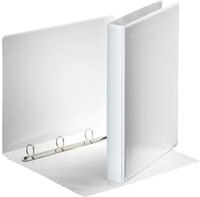 Esselte 49701 Ringbuch Pr&auml;sentation, mit Taschen, A4, PP, 4 Ringe, 20 mm, weiss