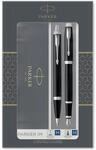 Parker IM Duo-Geschenkset mit Kugelschreiber und F&uuml;ller | Hochgl&auml;nzend Schwarz mit