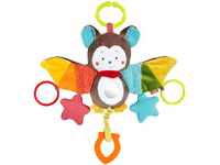 Fehn Activity-Spieltier Fledermaus – Motorikspielzeug für Kinderwagen, Kinderbett