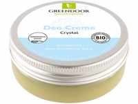 GREENDOOR Deo Creme crystal vegan, null Schweißgeruch – ohne Weißeln, ohne...