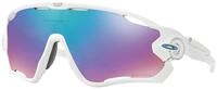 Oakley Herren Sportbrille Jawbreaker, Polwht/Prizm Snow, M/L, OO9290-21