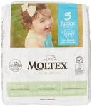 Moltex Pure & Nature Windeln, Gr&ouml;&szlig;e 1-6 (Gr&ouml;&szlig;e 5 Junior), Wei&szlig;
