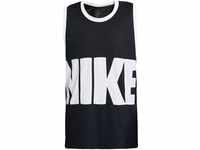 Nike Mens M NK DF JSY Starting Five Vest, Black/Black/White/(White), L