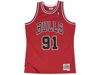 Mitchell&Ness Herren Chicago Bulls Bluse, Scharlachrot, XL, scharlachrot, XL