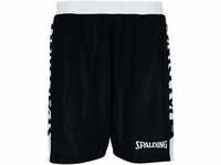 Spalding Damen Essential 4Her Reversible Shorts, schwarz/Weiß, L