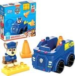 Mega Bloks PAW Patrol Chase's Police Car Building Set - Includes Posable Chase...