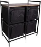 Bo-Camp Industrial Camping K&uuml;che Lawton Falt Schrank Schubladen Tisch Holz Stahl