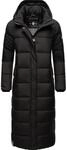 Navahoo Damen Wintermantel warmer Steppmantel lang mit abnehmbarer Kapuze Isalie