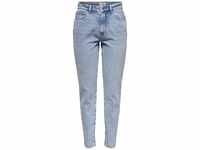 ONLY Female Mom Jeans ONLEmily High Waist Straight Fit Jeans