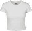 Urban Classics Damen T-shirt Ladies Stretch Jersey Cropped Tee T Shirt, Wei&Atilde;&fnof;&Yuml;, S