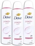 3 er Pack Dove Deodorant Deospray Anti-Transpirant Powder Soft 3 x 150 ml