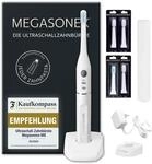 MEGASONEX Ultraschall-Zahnb&uuml;rste M8 Set - Mit 2 Vibrations-Stufen - zus&auml;tzlich