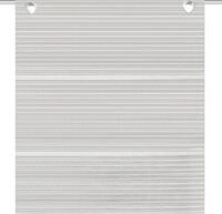Magnetrollo Bambusoptik Taupe inkl. Haken | Raffrollo mit Magnetraffung | Gardine